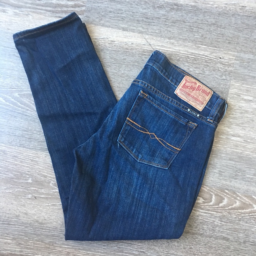 Lucky Brand Zoe Straight Crop Jeans